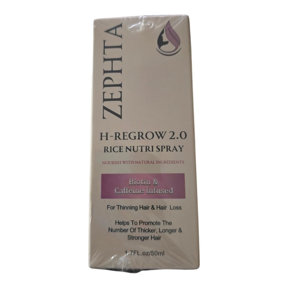 Zephta H Regrow 2.0 Rice Nutri Spray Hair Loss Biotin